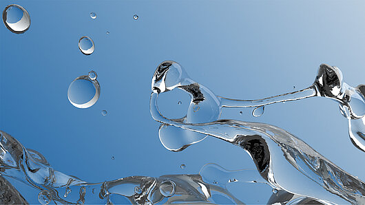 Visualization of droplet formation of synthetic fuels prior to ignition.