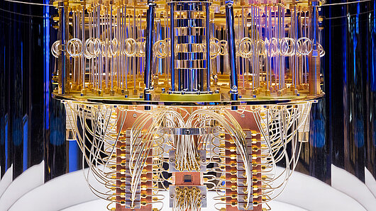 Photo of IBM quantum computer