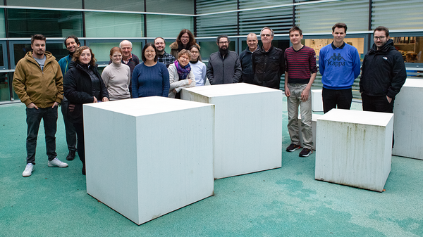 Group photo of HLRS staff members.