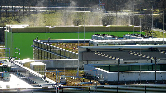 Aerial photo of HLRS cooling facility.