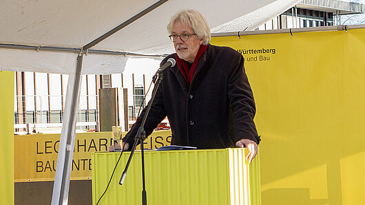 Andreas Hölting auf dem Podium