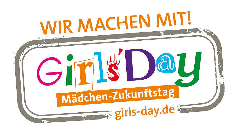 Official Girls' Day logo. Copyright: kompetenzz.de