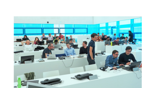 Photo of a user support workshop in the HLRS training facility