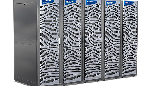 Photo of HLRS's CS-Storm computing system