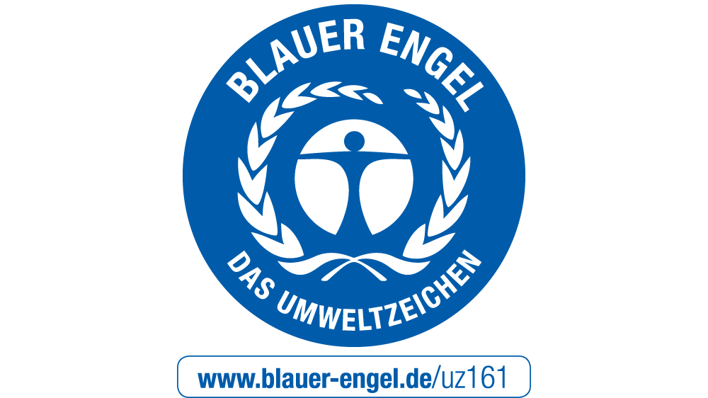 Blauer Engel logo.