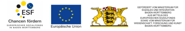 Funding Information with Logos: Ministry of Science,  Research and the Arts of the state of Baden-Württemberg and the European Social Fund (ESF)