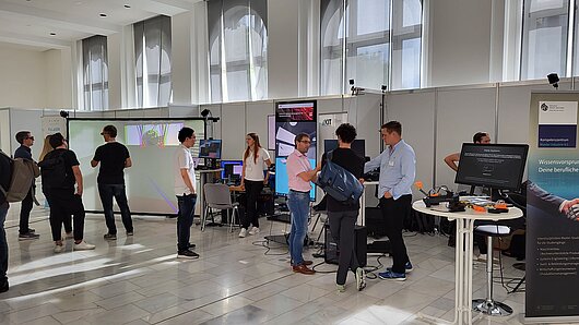 Photo of the XR Expo booth at Haus der Wirtschaft