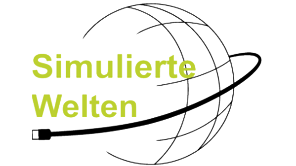 Logo for Simulierte Welten project.