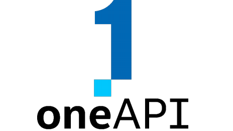 Intel's oneAPI logo showing a 1 above the text "oneAPI"