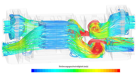 Illustration of air flow.