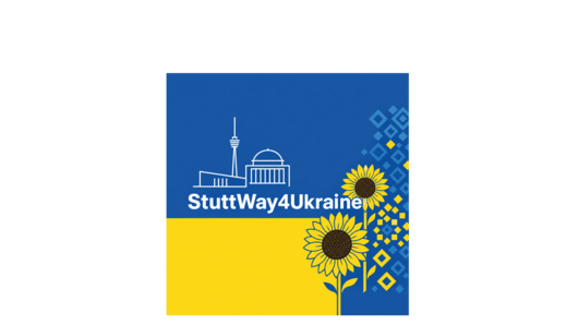Logo for StuttWay4Ukraine project. Image: Richard Powers