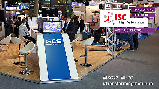 Photo of GCS booth at ISC convention.