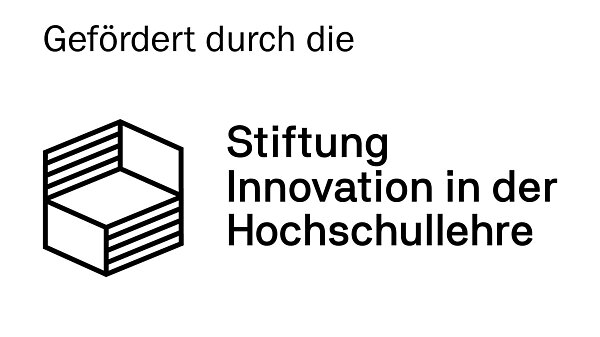 Logo: Gefördert durch die Stifung Innovation in der Hochschule