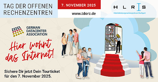 Werbebanner für Tag der offenen Rechenzentren am 7.11.2025