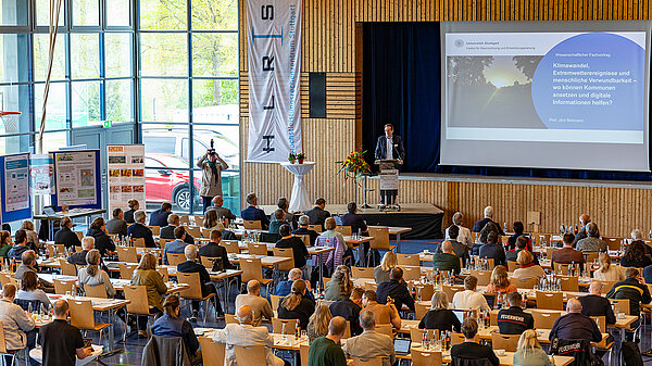 View of audience at Science Goes Society event